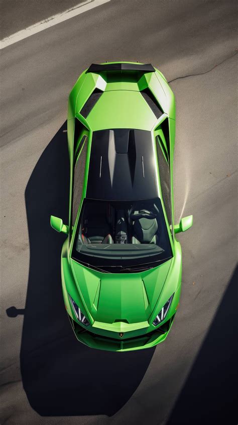 A 2022 Lamborghini Huracan Evo Spyder In Verde Mantis Green Captured