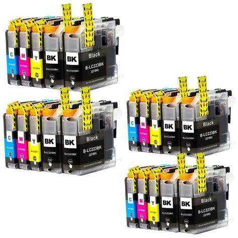 Lot De 20 Compatible Brother LC223 Cartouche D Encre Pour Brother DCP