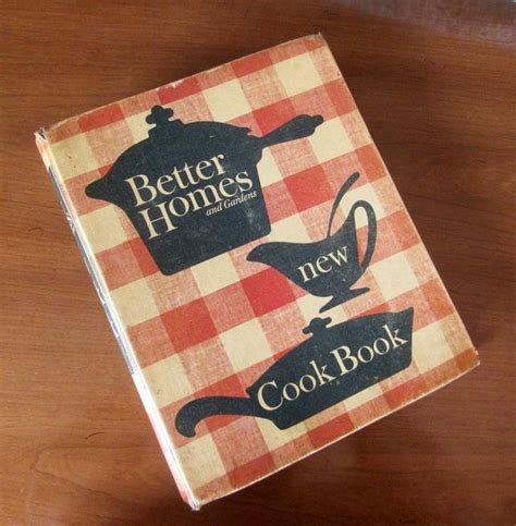 Better Homes Gardens New Cookbook Vintage Red Check Cover Etsy In