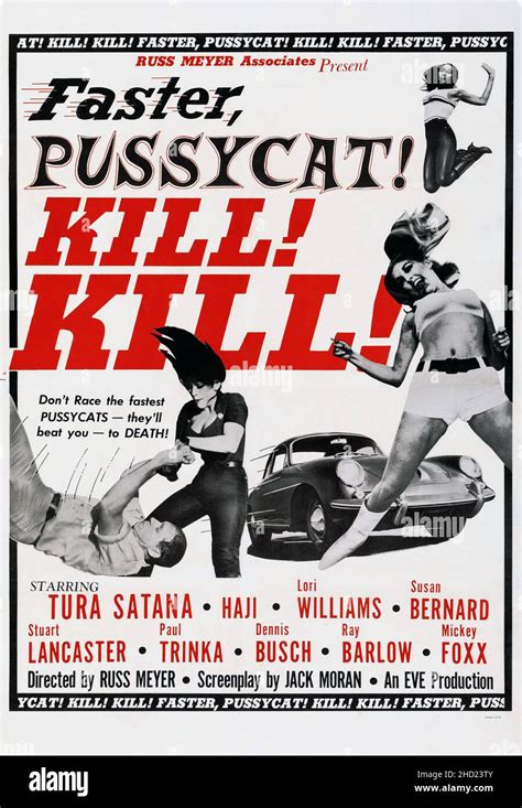 Faster Pussycat Kill Kill Film Movie Poster 1965 Starring Tura