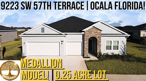 New Ocala Florida Home On 0 25 Acres No Rear Neighbors Medallion Model 4 Bed 3 Bath Under