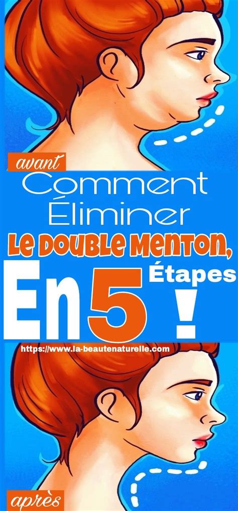 Comment éliminer le double menton en 5 étapes Double menton