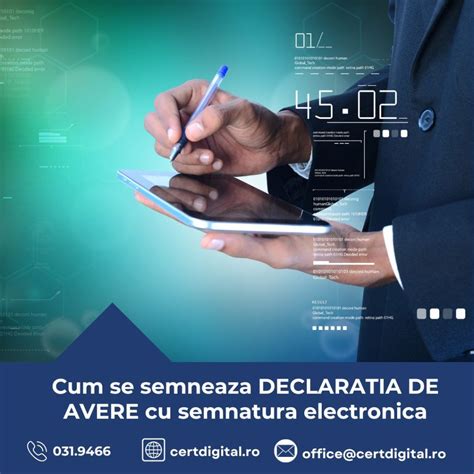 Cum Se Semneaza Declaratia De Avere Cu Semnatura Electronica