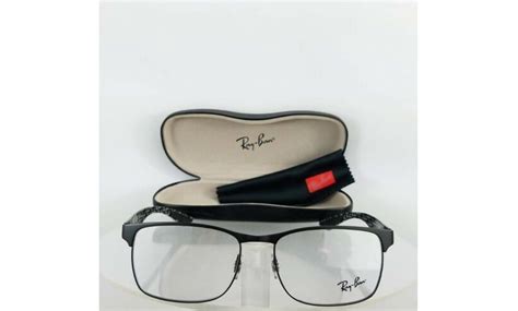 Brand New Authentic Ray Ban Rb 8416 Eyeglasses Rb8416 2503 Black Carbon Fibre Groupon