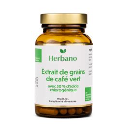 Extrait de Café Vert en Gélules par 90 Herbano