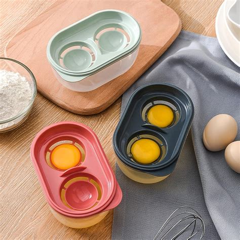 Buy Egg Separator With Storage Bowl Food Grade Plastic Egg White