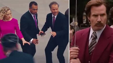 British Newscasters Recreate Famous Anchorman Fight Scene - Trill Mag