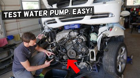 HOW TO TEST WATER PUMP ON BMW 323i 325i 328i 330i 335i E90 E91 E92 E93