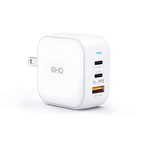 Cargador Usb C Eho W Gan Ii Pps Adaptador De Cargador R Pido