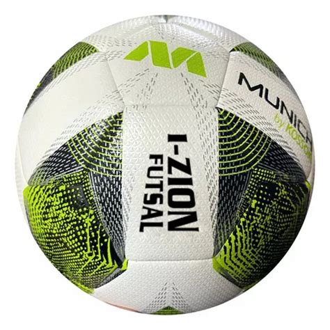 Pelota De Futsal Munich I Zion Quality Match Medio Pique Color Verde