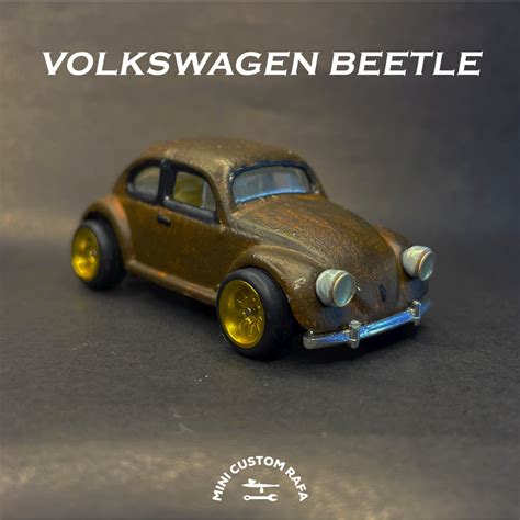 Custom Vw Fusca Beetle Hot Wheels Shopee Brasil
