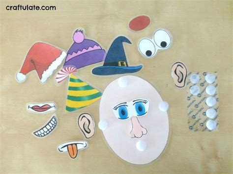 Face Parts Game With Free Printable Craftulate