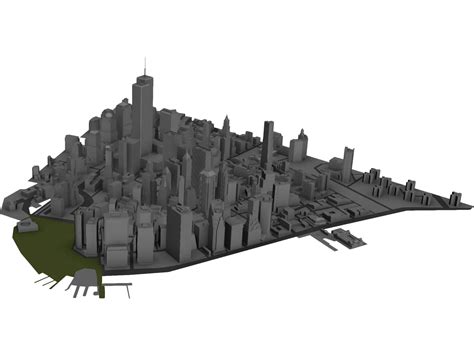 Lower Manhattan 3d Model 3d Cad Browser