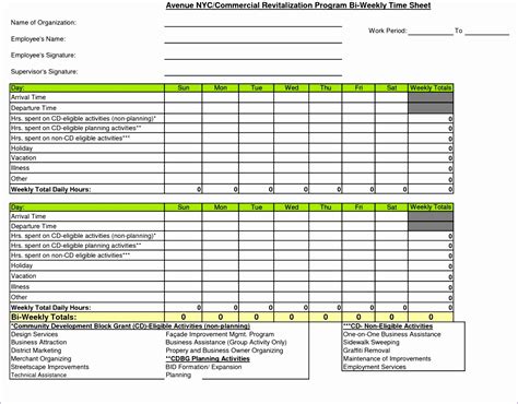 Multiple Employee Weekly Timesheet Template Excel