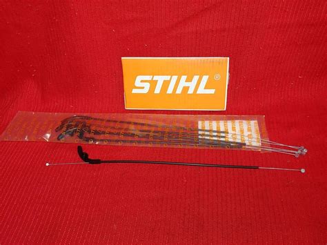 New Oem Stihl Fs40c Fc40 C Fs56rc Fs56 Rc Km56rc Km 56 Rc Throttle Cable Late Ebay