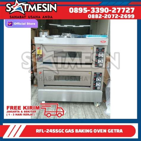 Jual Getra Rfl 24ssgc Oven Gas Baking 2 Deck 4 Tray Oven Roti Di Seller