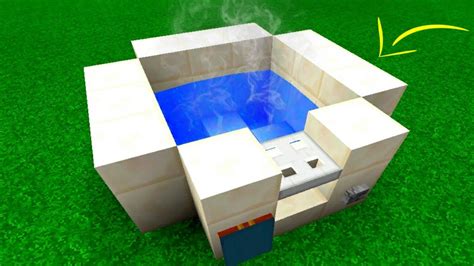 Minecraft PE How To Make A Hot Tub YouTube