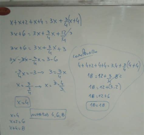 Lenguaje Algebraico La Suma De Tres Números Pares Consecutivos Es Igual Al Triple Del Menor