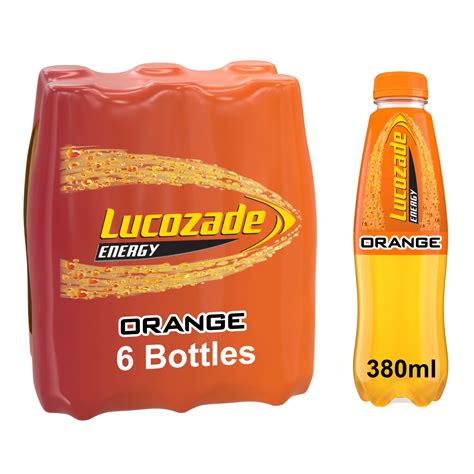 Lucozade Energy Orange Bottle 6 Pack 380 Ml Storefront EN