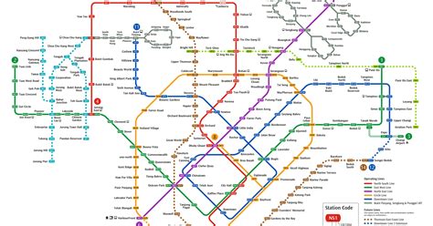 Mrt Line By 2030 Singapore Map System Map Singapore Bilarasa