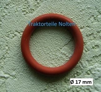 Traktorteile Nolten Gummiring Ø 17 mm Stößelrohr EDK EDL EDL Turbo