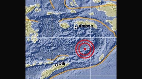 Info Bmkg Gempa Guncang Maluku Kekuatan Mag 74 Sr Bmkg Monitor