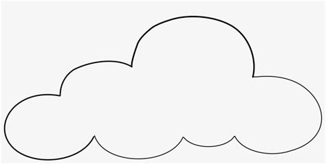 Clouds Drawing Png - Clipart Cloud Transparent Background - 2731x1247 PNG Download - PNGkit