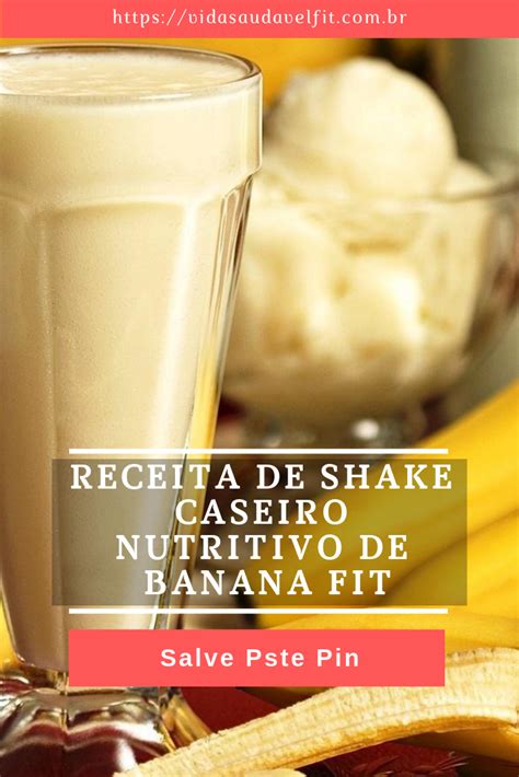 Receita De Shake Para Emagrecer De Banana Healthy Recipes Carbs Low