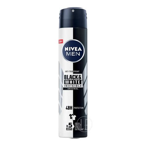 Déo spray Nivea Black white original 200 ml La fleurette