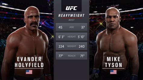 Evander Holyfield Vs Mike Tyson Ea Sports Ufc Youtube