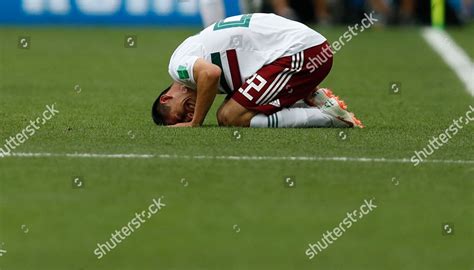 Mexicos Hirving Lozano Lies On Pitch Editorial Stock Photo Stock