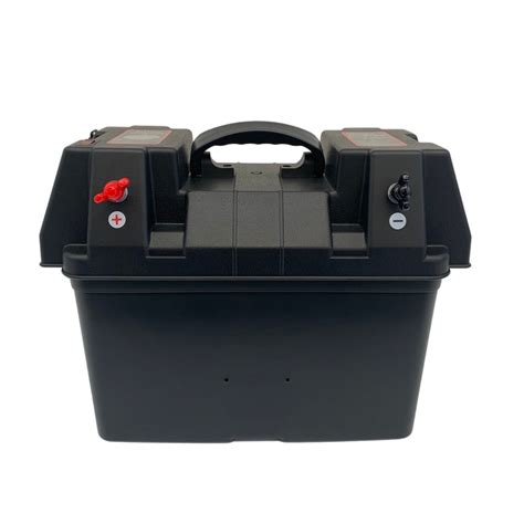 Portable Battery Box With Voltmeter Usb And 12v Outlets Au