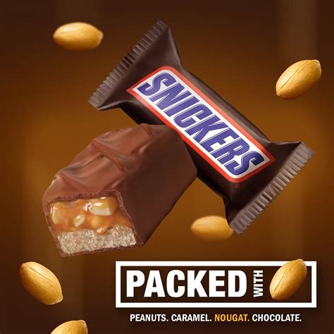 Snickers Fun Sizes Chocolate Caramel Candy Bars 125 Individually