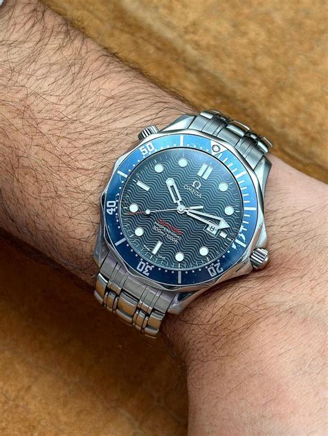 Omega Seamaster Diver 300M 41 Mm Blue Dial Quartz De Cuarzo Relojes