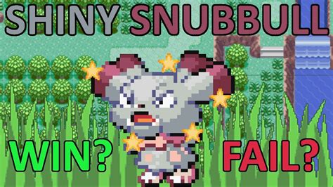 Live Shiny Snubbull In The Pokemon Emerald Safari Zone Youtube