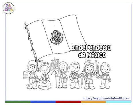 Dibujos De La Bandera De México Para Colorear E Imprimir En Pdf