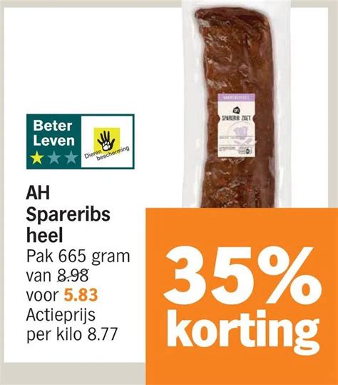 Ah Spareribs Heel Aanbieding Bij Albert Heijn