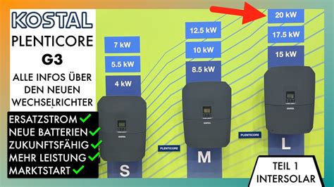 Kostal Plenticore G Alle News Zum Hybrid Wechselrichter Live Aus