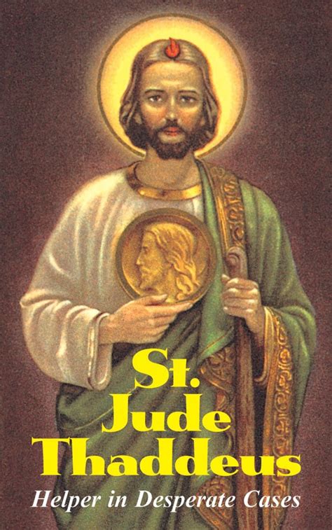 St Jude Thaddeus Helper In Desperate Cases By Anonymous St Anthony S Catholic T Shop