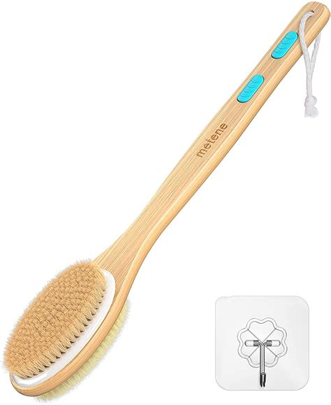 Long Handle Bath Brush Soft Hair Bath Brush Two In One Bath Rub Back