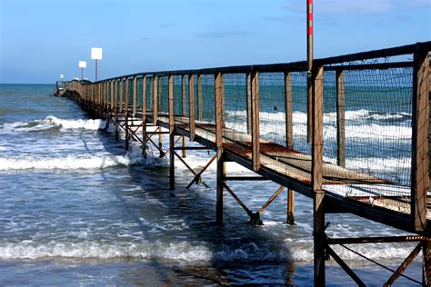 Banco De Imagens De Praia Mar Costa Agua Oceano Horizonte Ponte