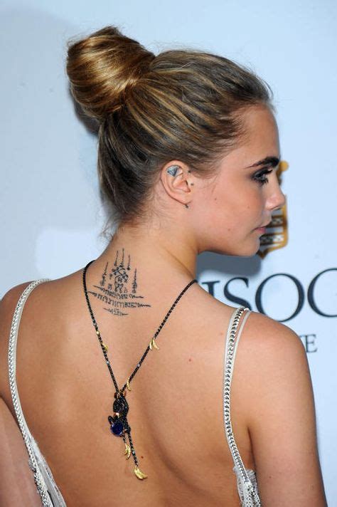 Cara Delevingne Y Sus Tatuajes Los Tatuajes De Las Famosas Yahoo