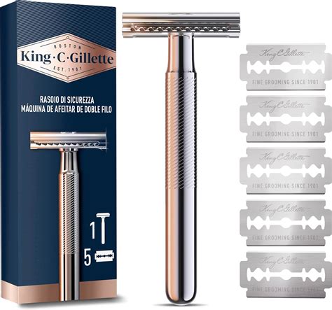 Gillette King C Maquinilla De Afeitar Doble Filo Barba Para Hombre