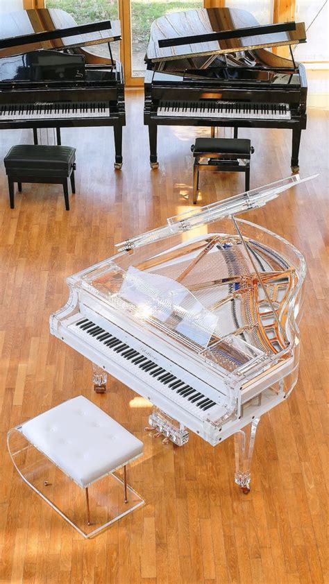 Idyllic Excellence Transparent Piano Bluthner Lucid Pianos Bl Thner