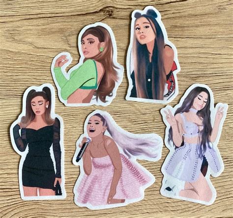 Ariana Grande Sticker Set Matte Vinyl Stickers Standard | Etsy