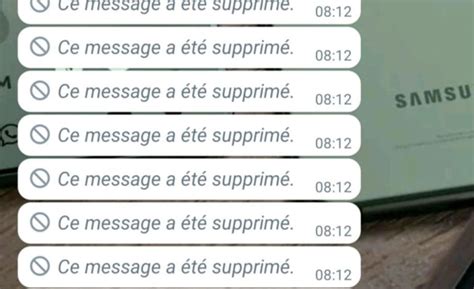 Astuce Secr Te De Whatsapp Comment Lire Les Messages Supprim S