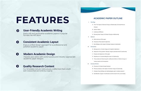 Free Academic Paper Outline Template - Download in Word, Google Docs ...