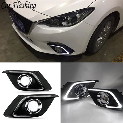 Car Flashing For Mazda 3 Mazda3 Axela 2014 2015 2016 Driving Drl With