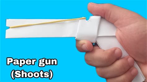 paper gun  shoots  easy youtube