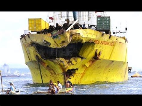 Top Big Ships Crashing Compilation Ships Crash Collision Youtube